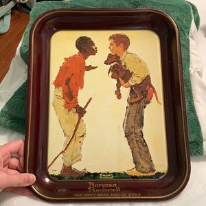 Norman Rockwell Collectors Tin Tray